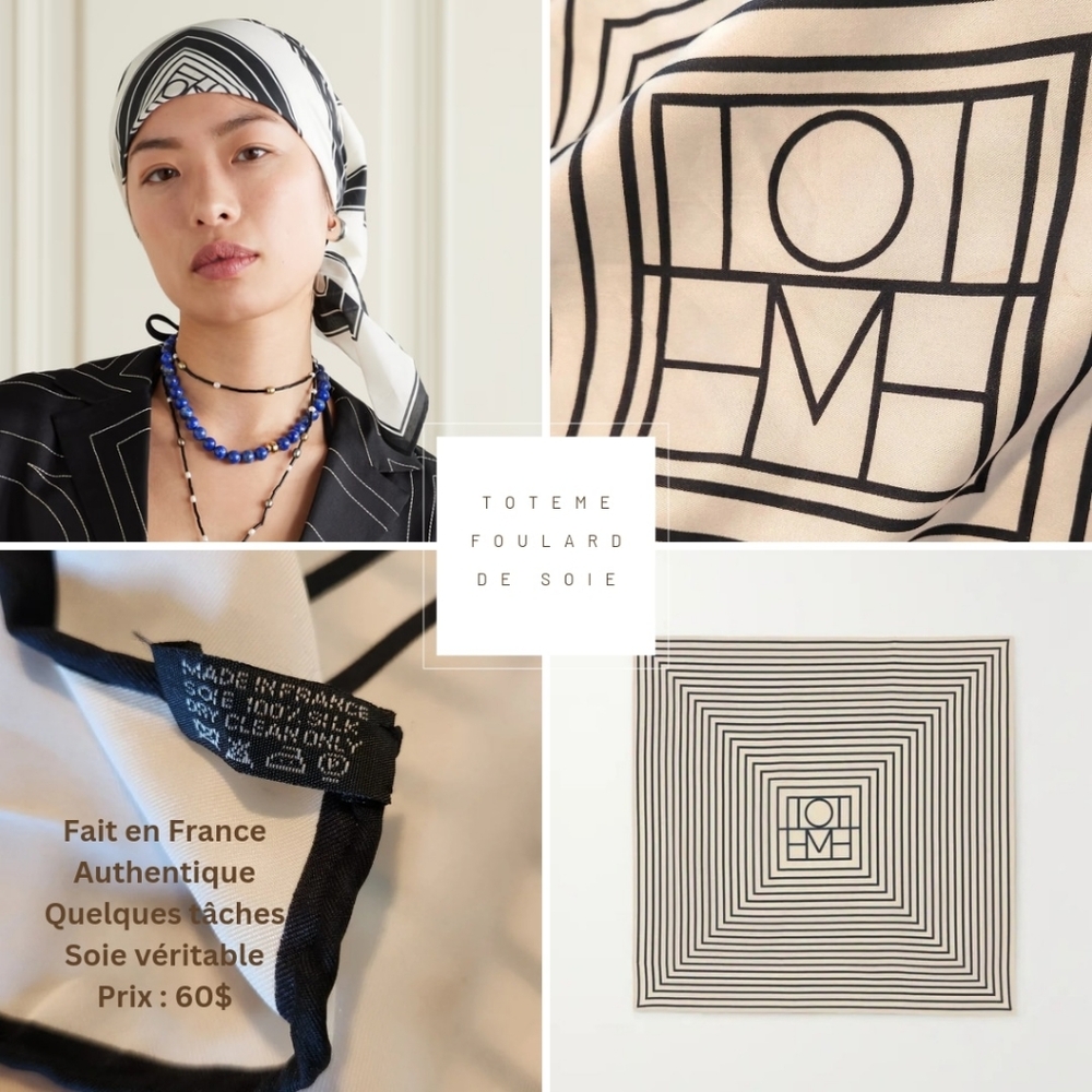 TOTEME SCARF real silk
